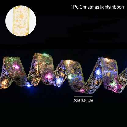 Weihnachtsband Lichterkette