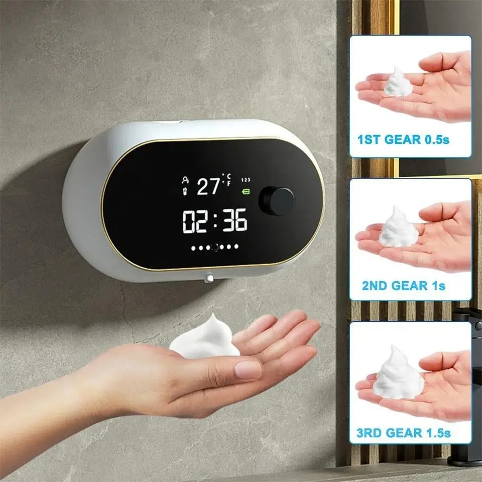 Liquid foam soap dispenser
