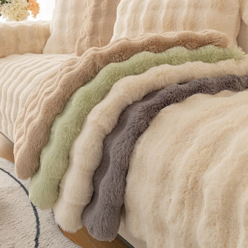 Winter sofa cover