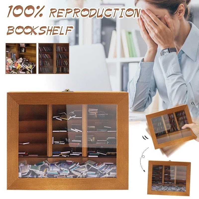 miniature bookshelf