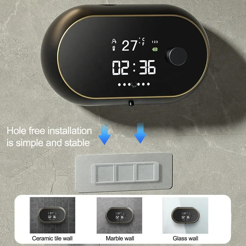 Liquid foam soap dispenser