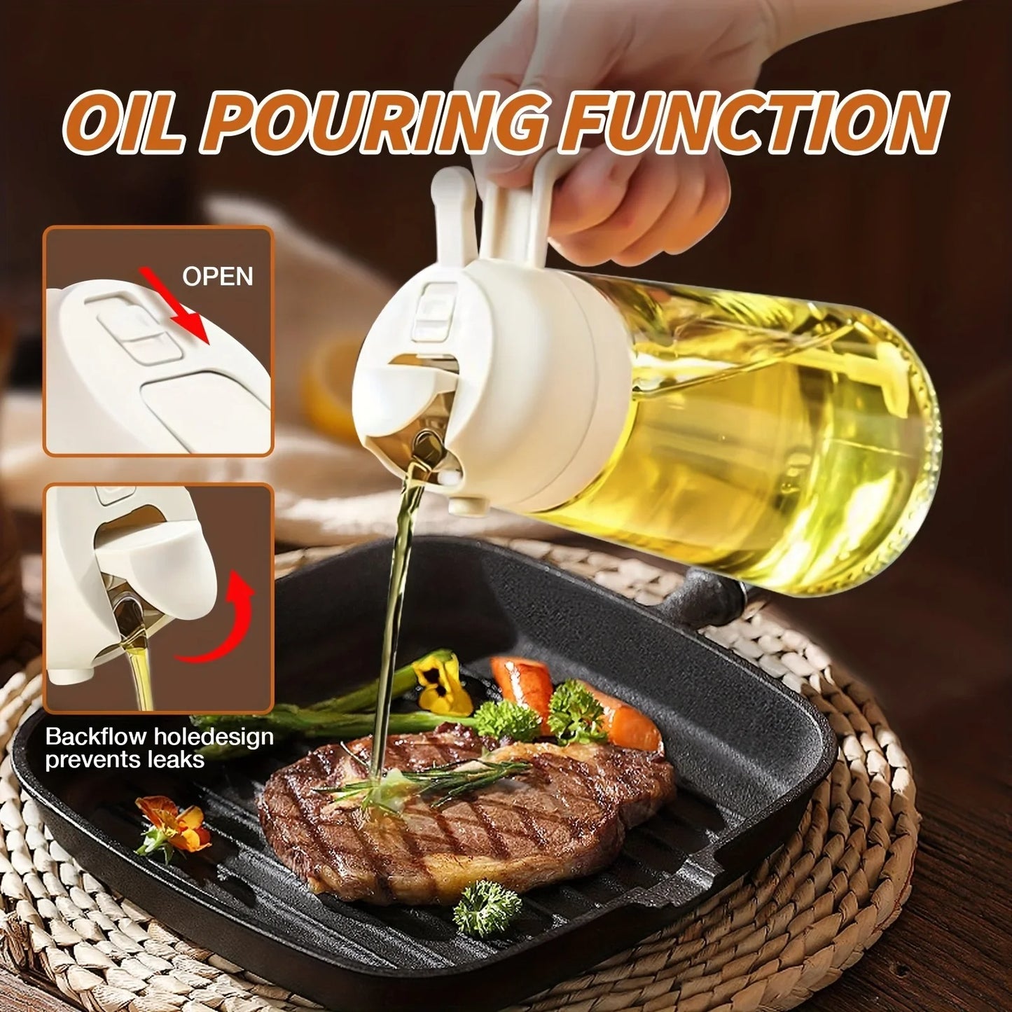 Oil spray bottle