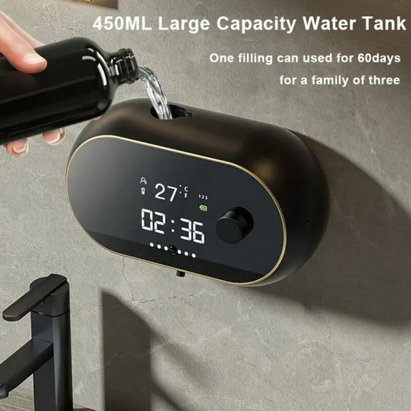 Liquid foam soap dispenser
