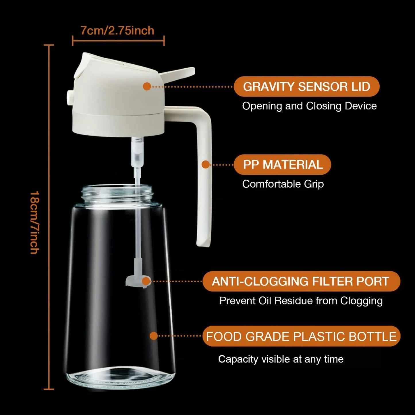 Oil spray bottle