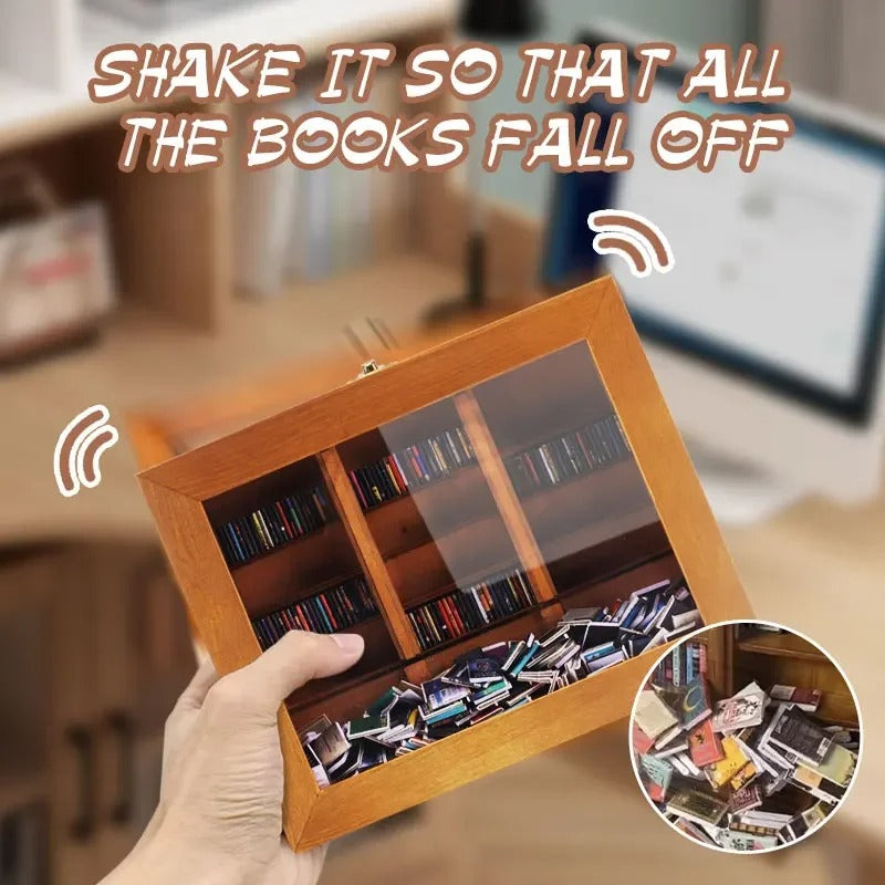 miniature bookshelf