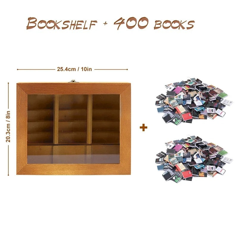 miniature bookshelf