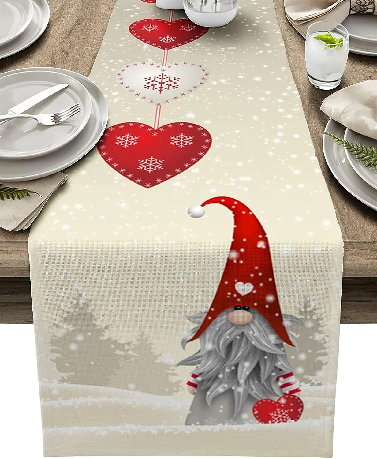 Christmas table decoration