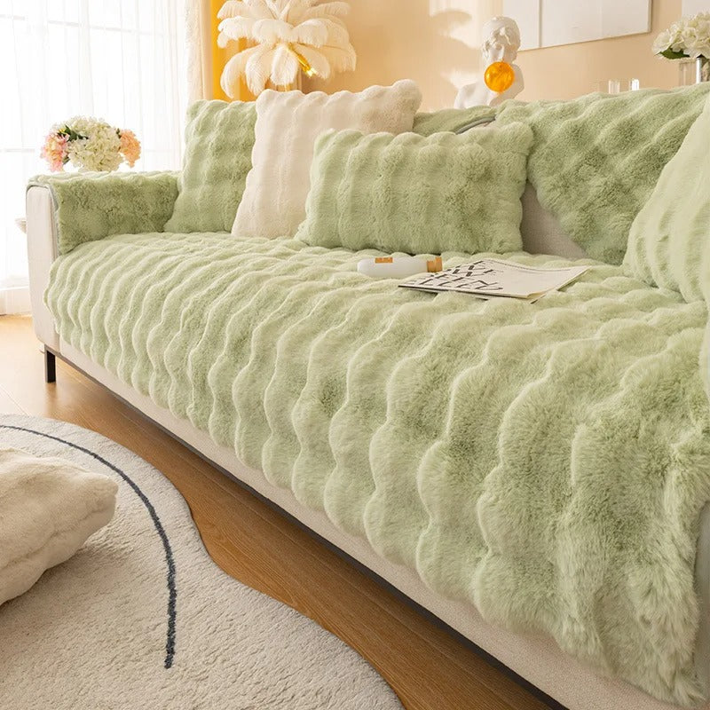 Winter sofa cover