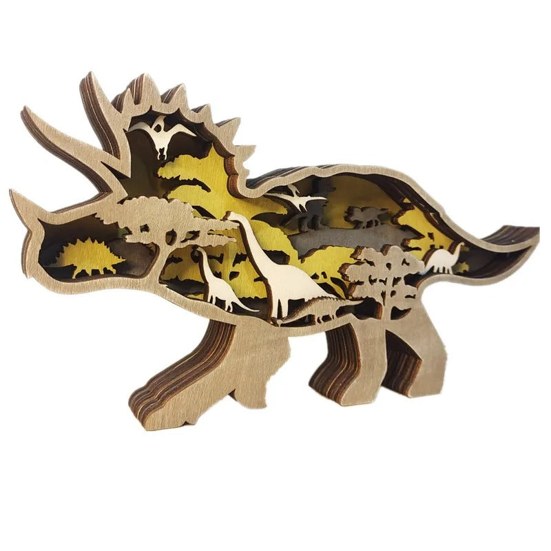 Wooden decoration (forest animals)