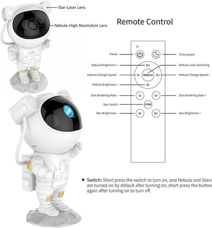 Astronaut Stern Projektor