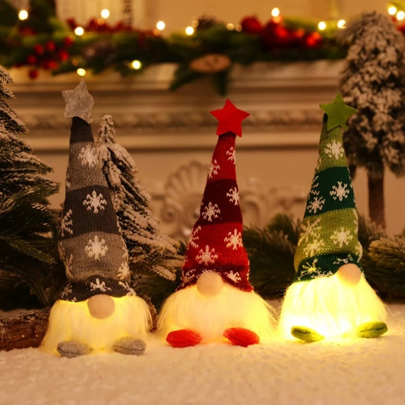 Glowing Christmas gnome