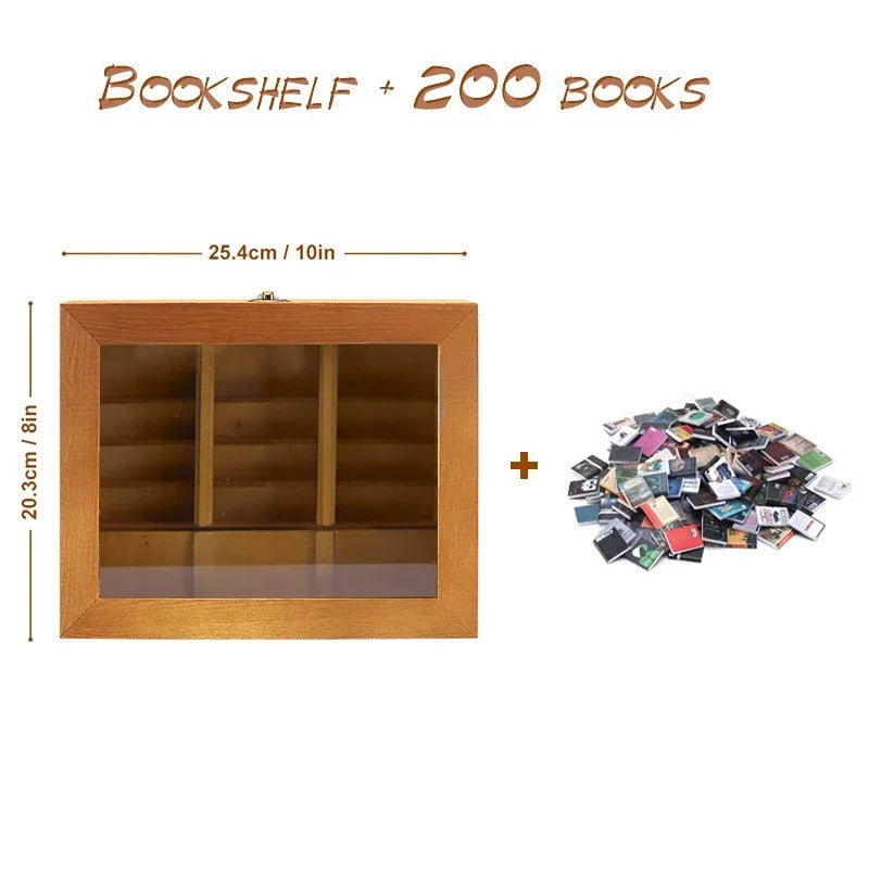 Miniatur Bücherregal